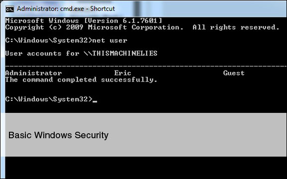 Basic Windows Security