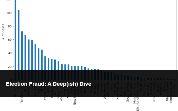Election Fraud: A Deep(ish) Dive